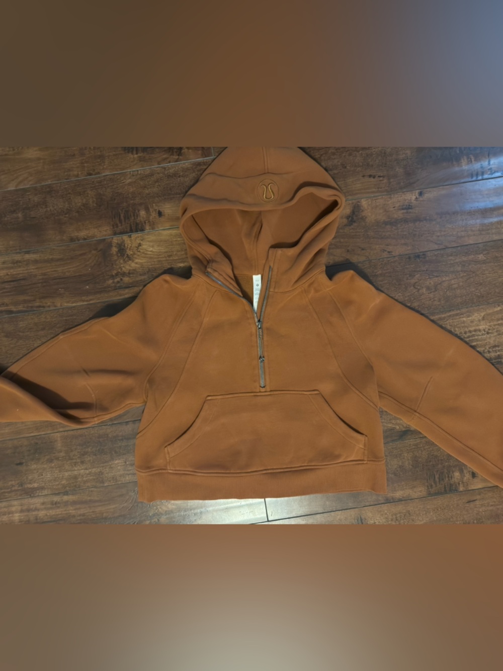 lululemon athletica Copper Brown Scuba Half-Zip XS/S